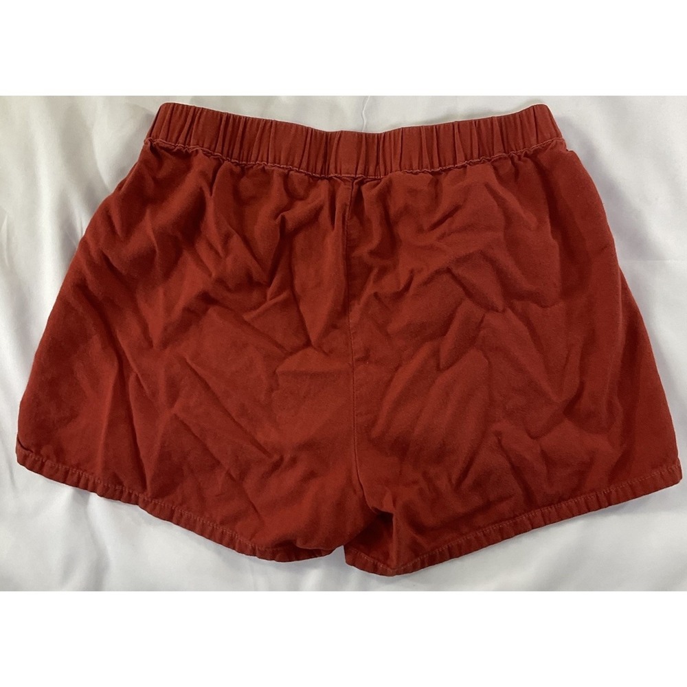 Madewell Shorts Pull On Elastic Waist Womens Size XS Red Burnt Casual Summer 143 - Picture 5 of 7